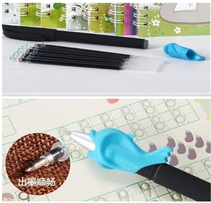 Magic Practice Copybook (4 BOOKS,1 PEN,1 GRIP,10 REFILL) – 50% OFF Today!